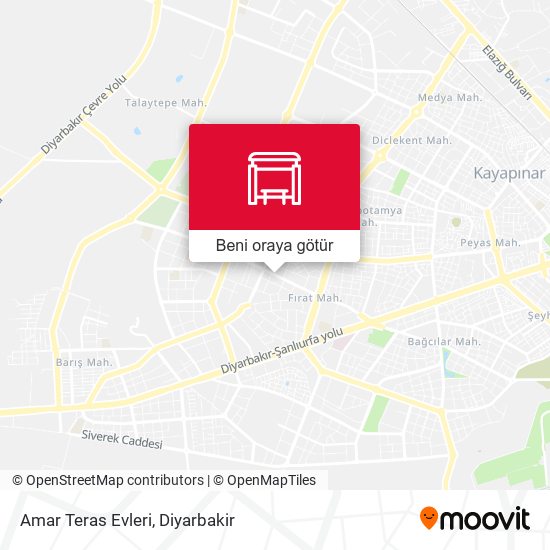 Amar Teras Evleri harita