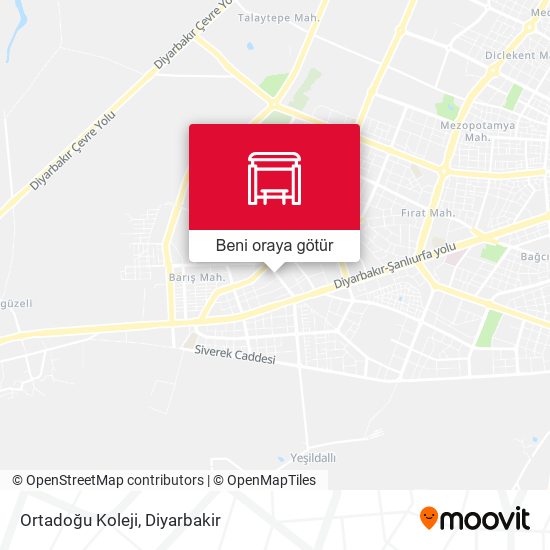 Ortadoğu Koleji harita