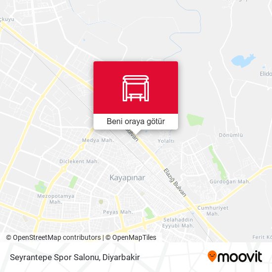 Seyrantepe Spor Salonu harita