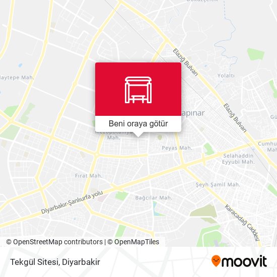 Tekgül Sitesi harita