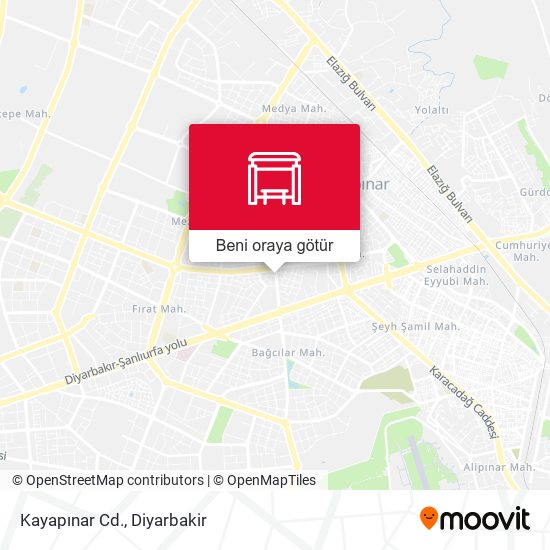 Kayapınar Cd. harita