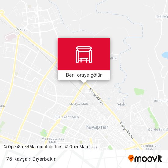 75 Kavşak harita