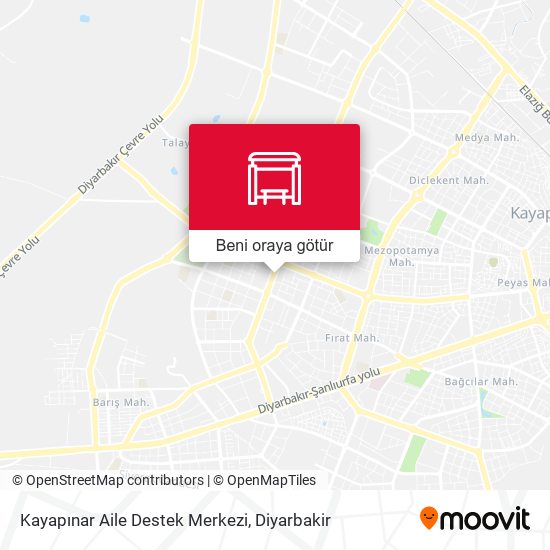 Kayapınar Aile Destek Merkezi harita