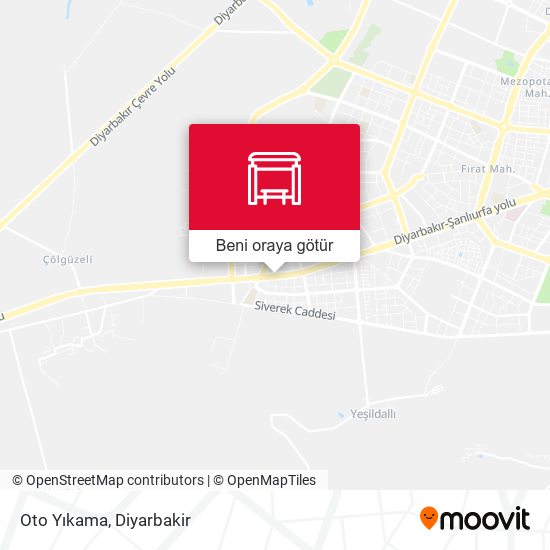 Oto Yıkama harita