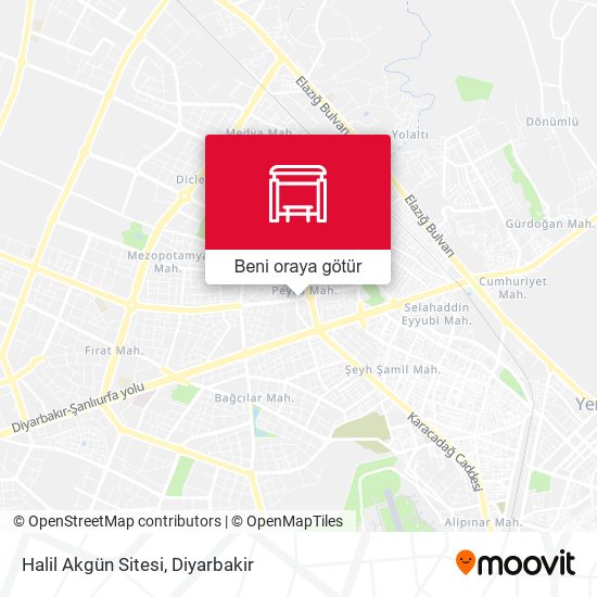 Halil Akgün Sitesi harita