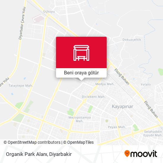 Organik Park Alanı harita