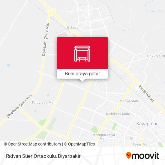 Rıdvan Süer Ortaokulu harita