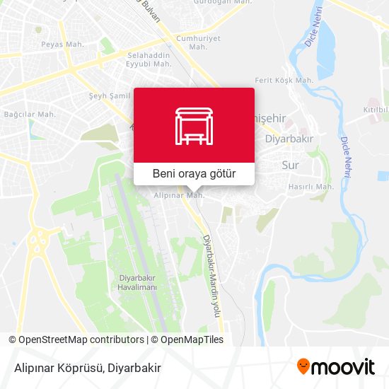 Alipınar Köprüsü harita