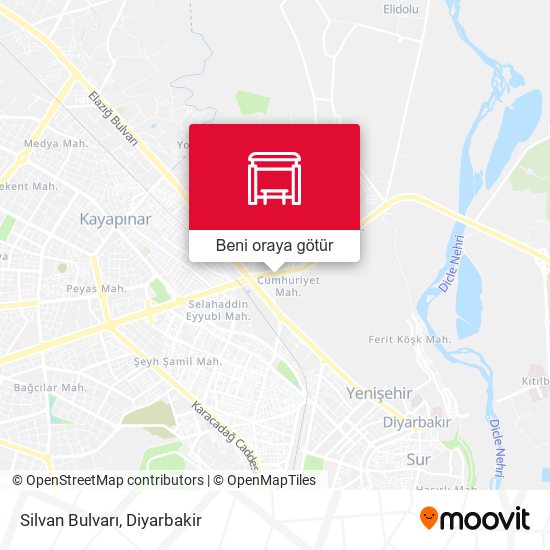 Silvan Bulvarı harita