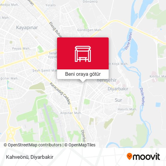 Kahveönü harita