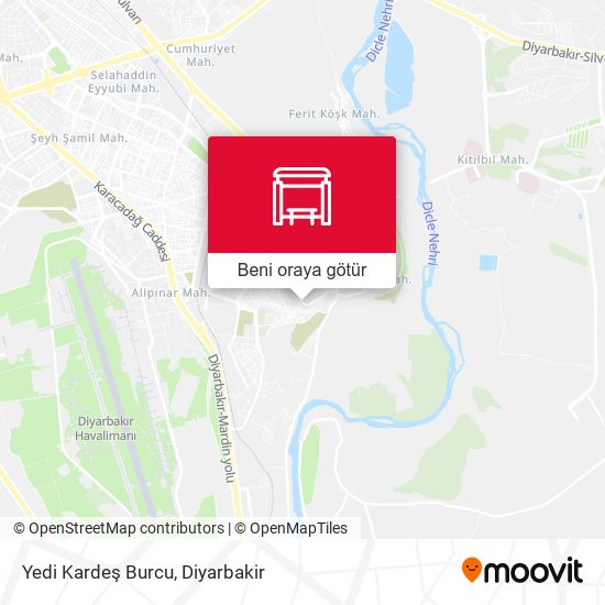 Yedi Kardeş Burcu harita