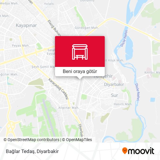 Bağlar Tedaş harita