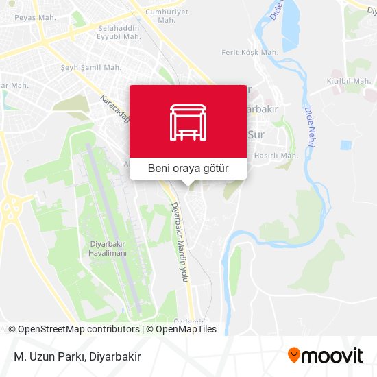 M. Uzun Parkı harita
