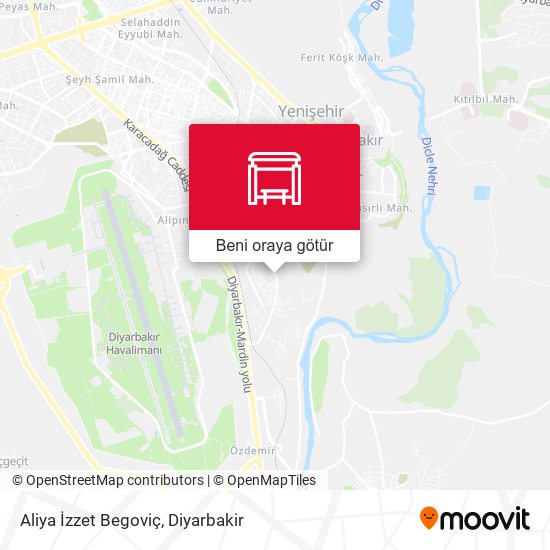 Aliya İzzet Begoviç harita