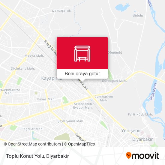 Toplu Konut Yolu harita