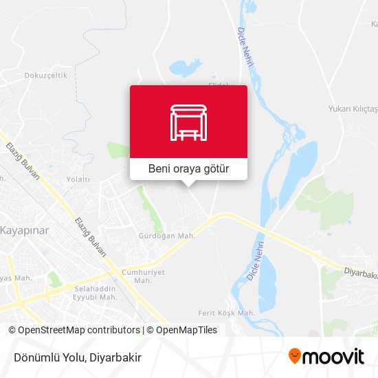 Dönümlü Yolu harita