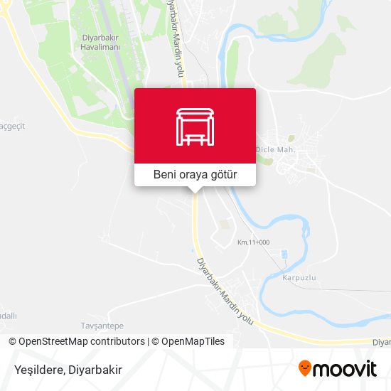 Yeşildere harita