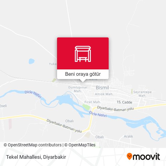 Tekel Mahallesi harita