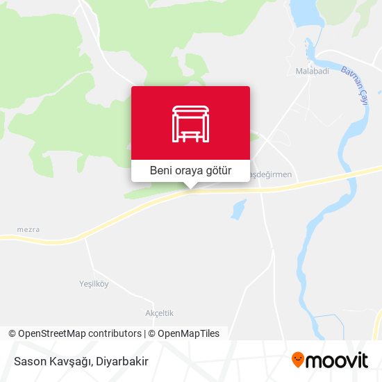 Sason Kavşağı harita