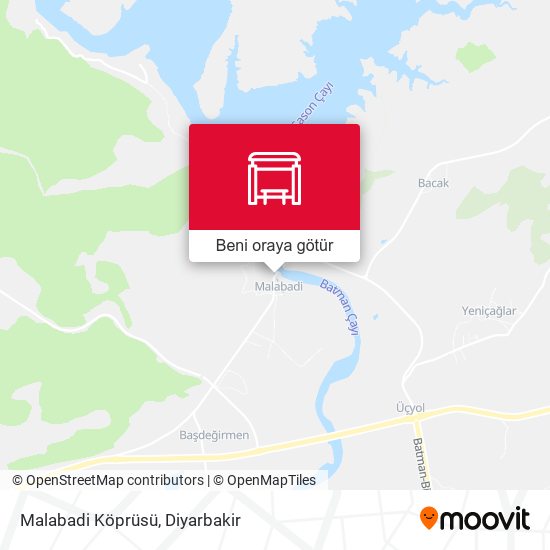 Malabadi Köprüsü harita