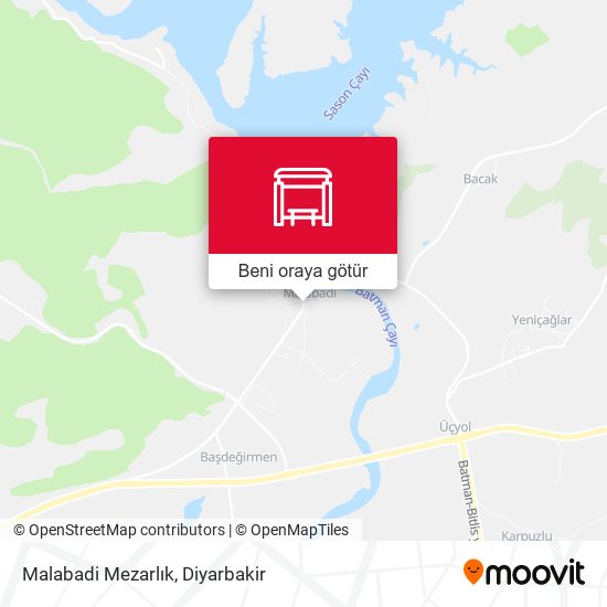 Malabadi Mezarlık harita
