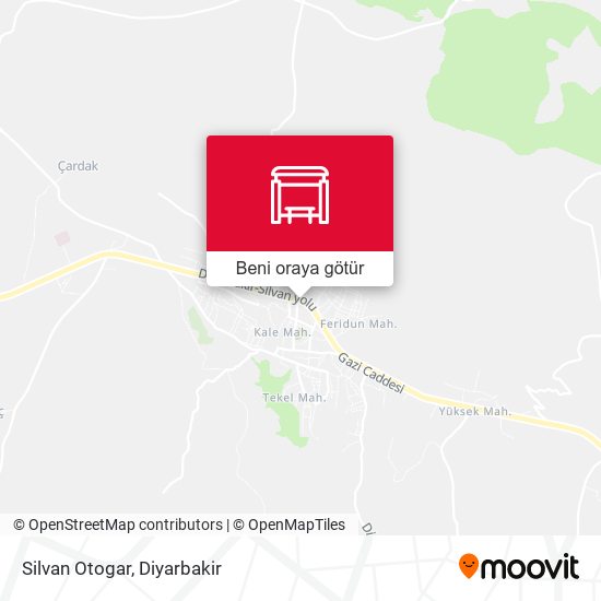 Silvan Otogar harita