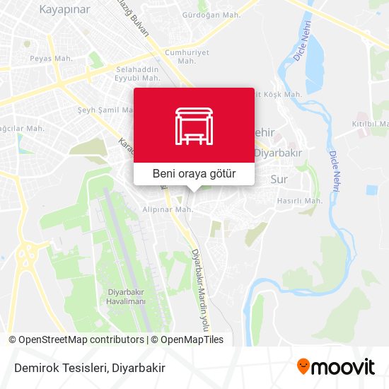 Demirok Tesisleri harita