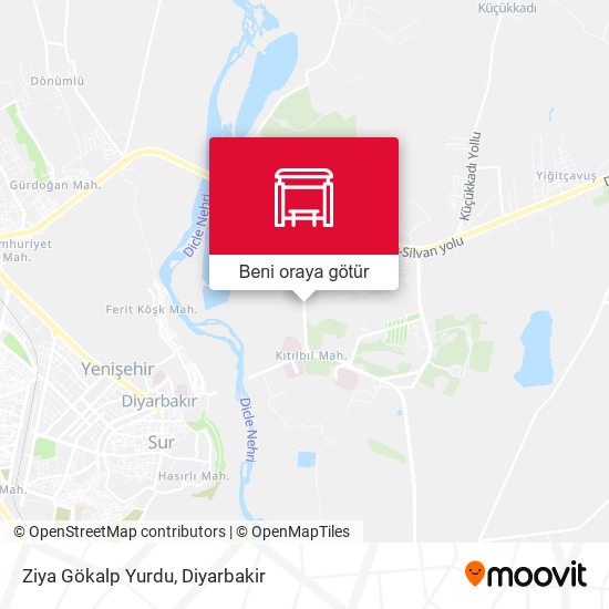 Ziya Gökalp Yurdu harita