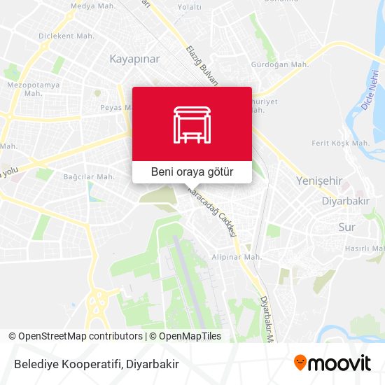 Belediye Kooperatifi harita
