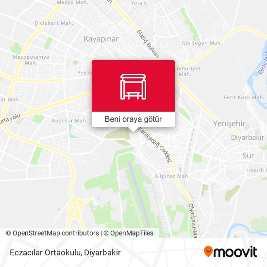 Eczacılar Ortaokulu harita