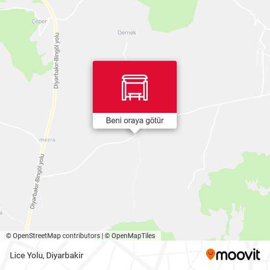 Lice Yolu harita