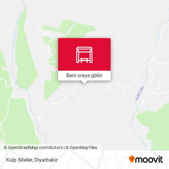 Kulp Siteler harita