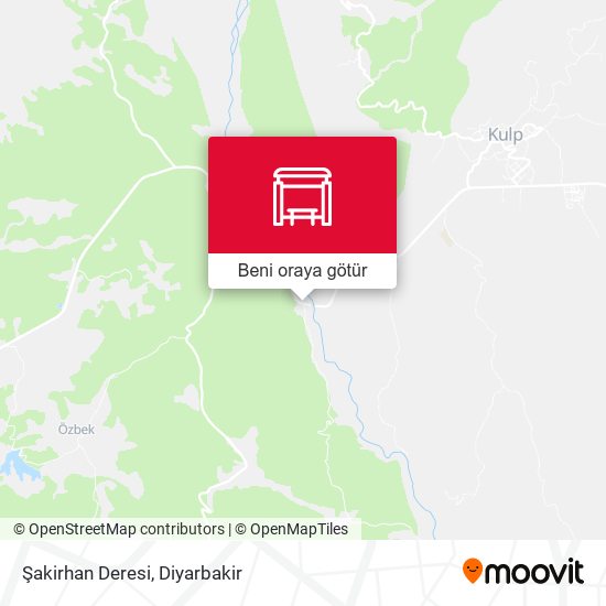 Şakirhan Deresi harita