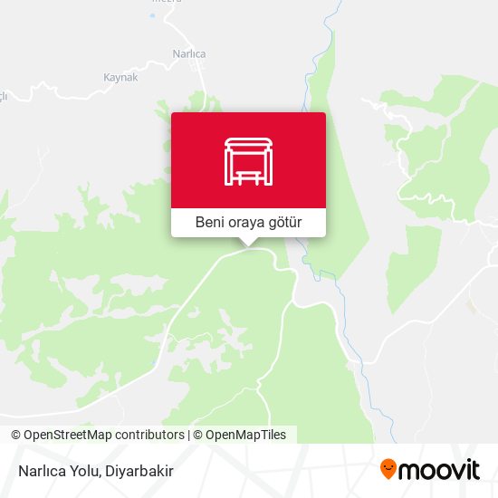 Narlıca Yolu harita