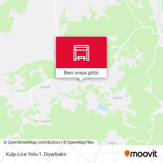 Kulp-Lice Yolu-1 harita