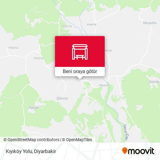 Kıyıköy Yolu harita