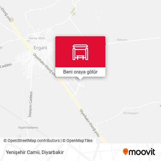 Yenişehir Camii harita