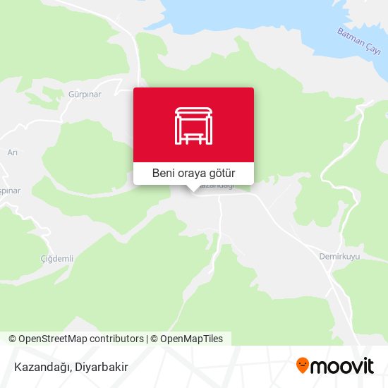 Kazandağı harita
