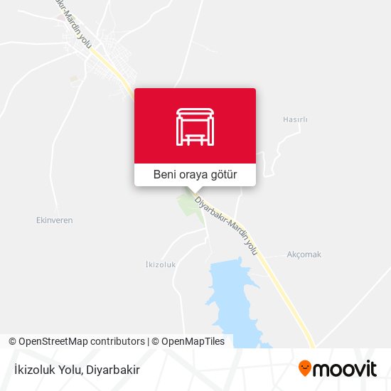 İkizoluk Yolu harita