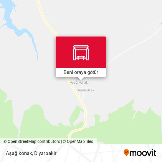 Aşağıkonak harita