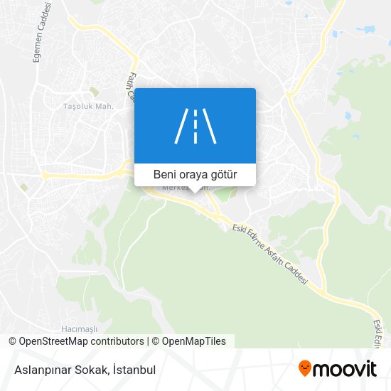 Aslanpınar Sokak harita