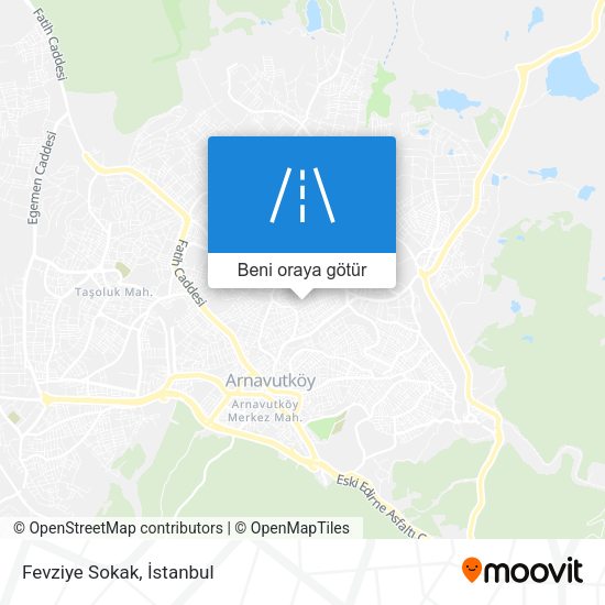 Fevziye Sokak harita