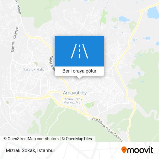 Mızrak Sokak harita