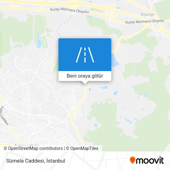 Sümela Caddesi harita