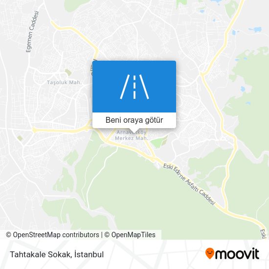 Tahtakale Sokak harita