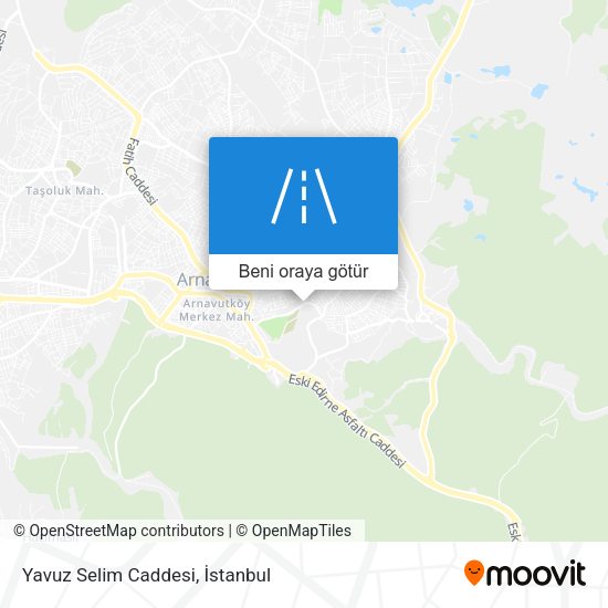 Yavuz Selim Caddesi harita