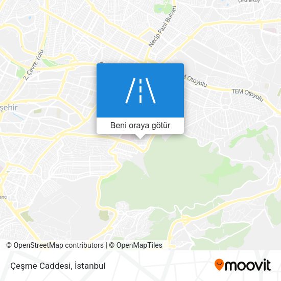 Çeşme Caddesi harita