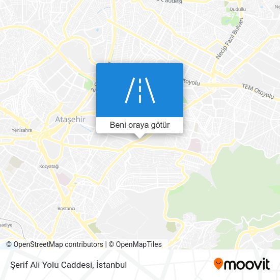 Şerif Ali Yolu Caddesi harita