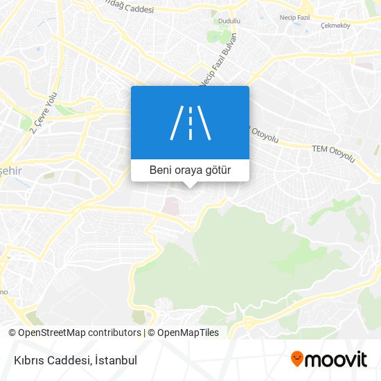 Kıbrıs Caddesi harita