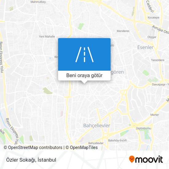Özler Sokağı harita
